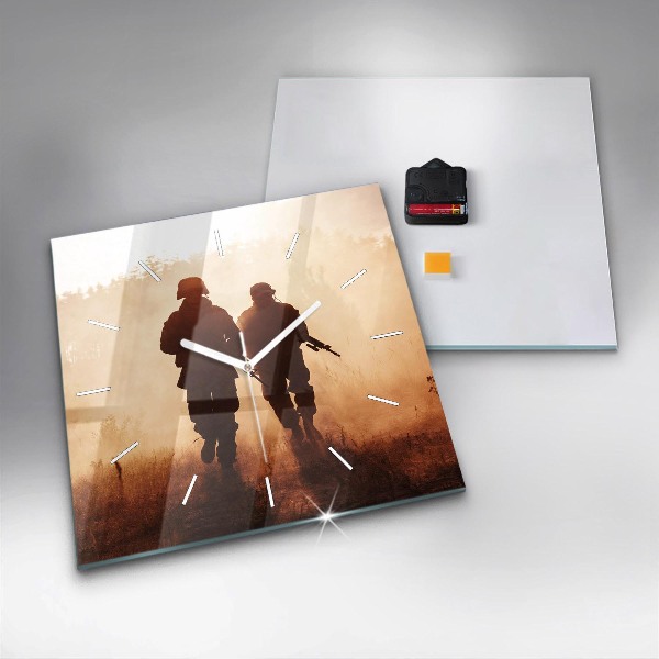 Kwadratowy zegar Marines Stanów Zjednoczonych