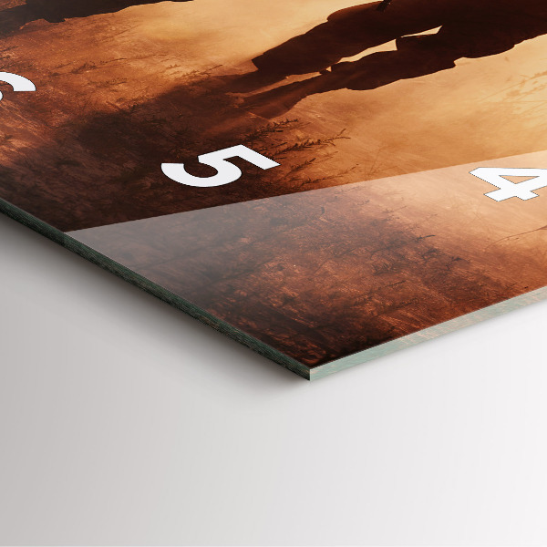 Kwadratowy zegar Marines Stanów Zjednoczonych