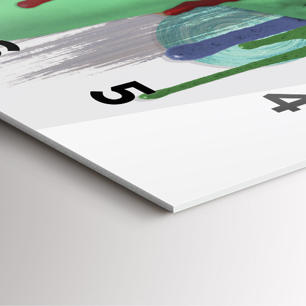 Kwadratowy zegar Surrealistyczny kolaż