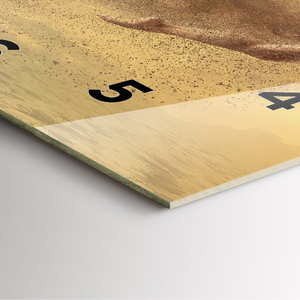 Kwadratowy zegar Kobieta w figurze