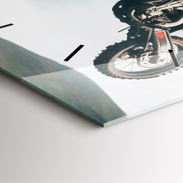 Kwadratowy zegar Motorowy Styl Adrenalina