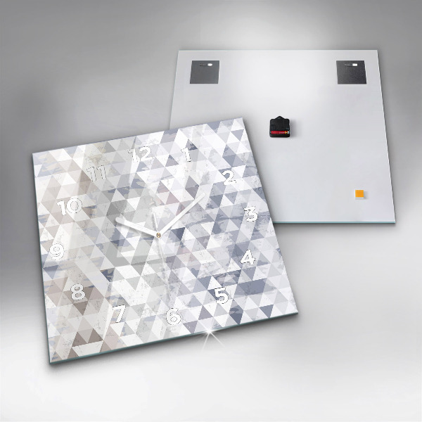 Kwadratowy zegar Wzór geometryczny