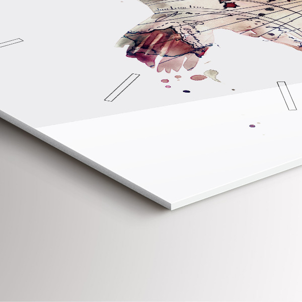 Kwadratowy zegar Abstrakcyjny widok