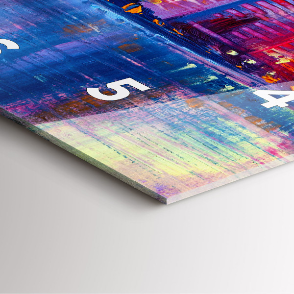 Kwadratowy zegar Abstrakcja drapaczy chmur