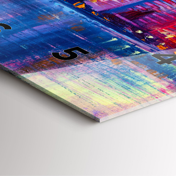 Kwadratowy zegar Abstrakcja drapaczy chmur