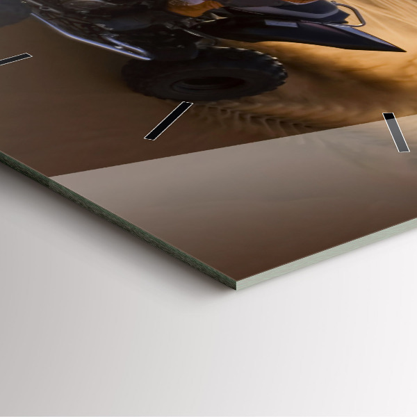 Kwadratowy zegar Quad na pustyni