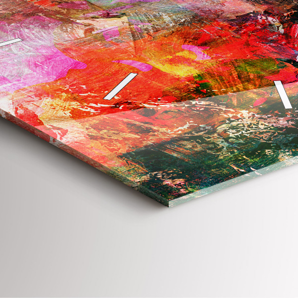 Kwadratowy zegar Abstrakcyjna kompozycja