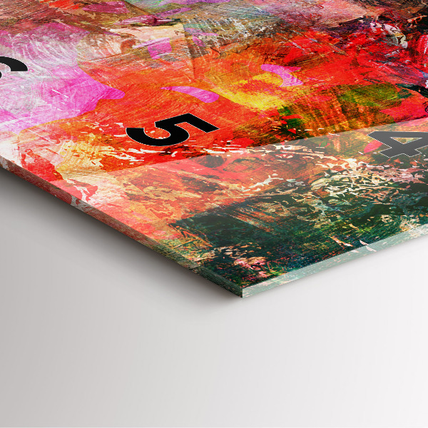 Kwadratowy zegar Abstrakcyjna kompozycja