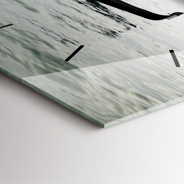 Kwadratowy zegar Gondola w Wenecji