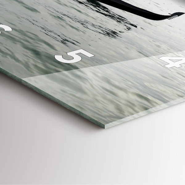 Kwadratowy zegar Gondola w Wenecji