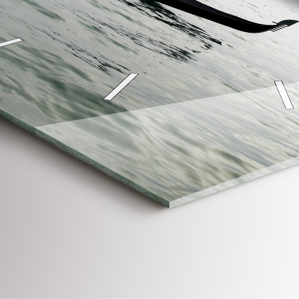 Kwadratowy zegar Gondola w Wenecji