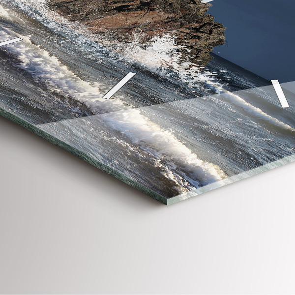 Kwadratowy zegar Latarnia morska