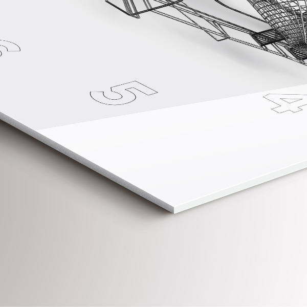 Kwadratowy zegar konstrukcja bolidu F1