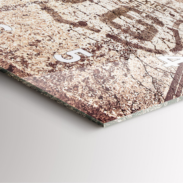 Kwadratowy zegar droga Route 66 USA