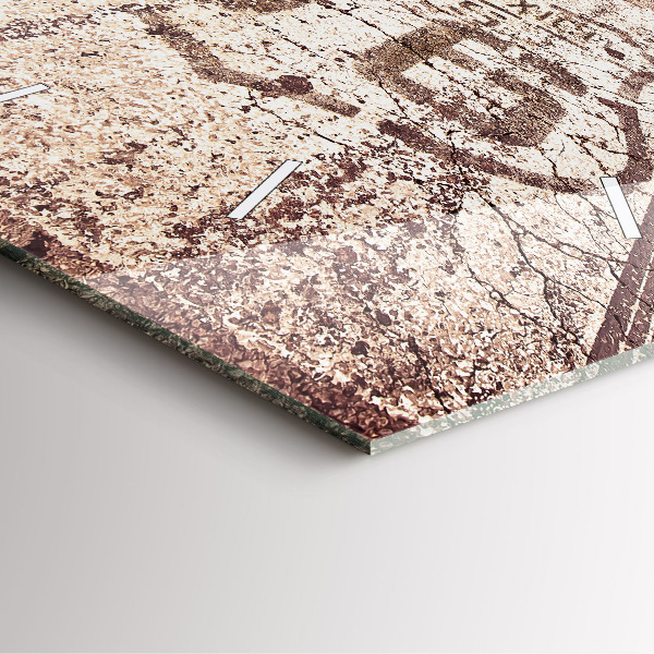 Kwadratowy zegar droga Route 66 USA