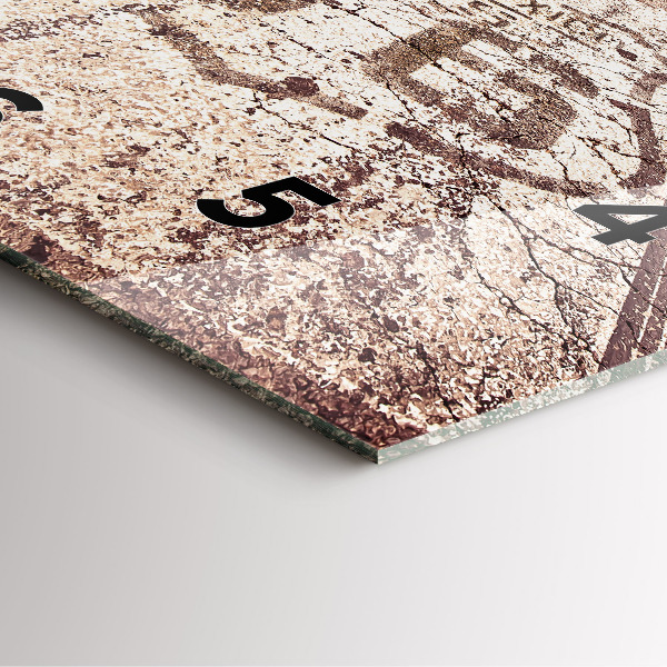 Kwadratowy zegar droga Route 66 USA