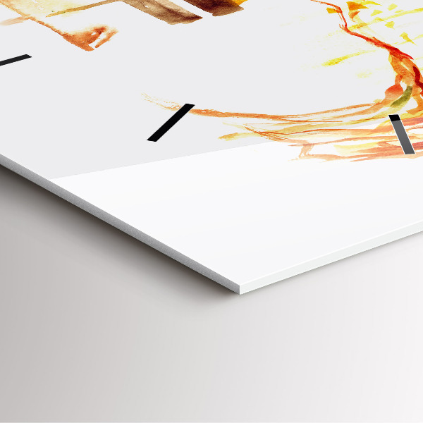 Kwadratowy zegar Jesienny Krajobraz