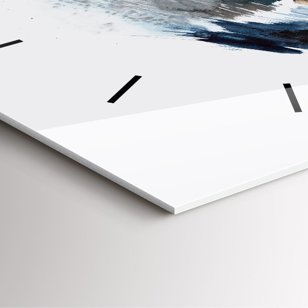 Kwadratowy zegar Kapitan z lornetką