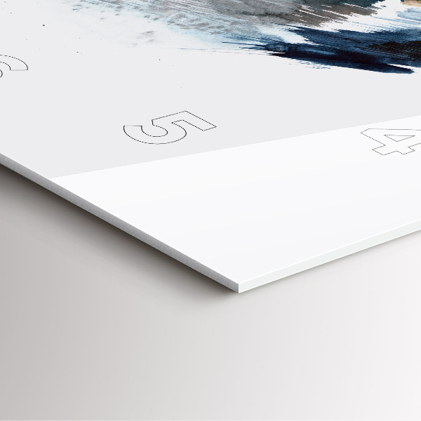 Kwadratowy zegar Kapitan z lornetką