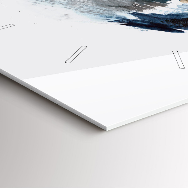 Kwadratowy zegar Kapitan z lornetką