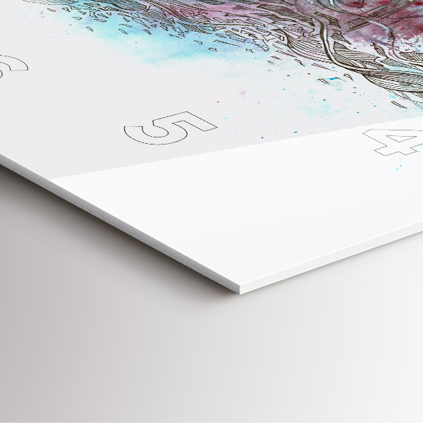 Kwadratowy zegar Abstrakcja astronauta