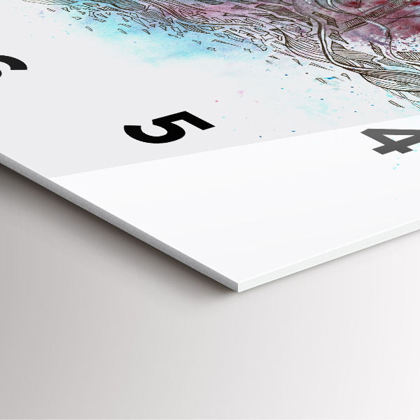 Kwadratowy zegar Abstrakcja astronauta