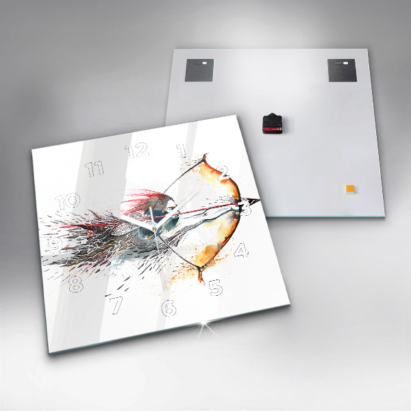 Kwadratowy zegar Wojownik podczas polowania