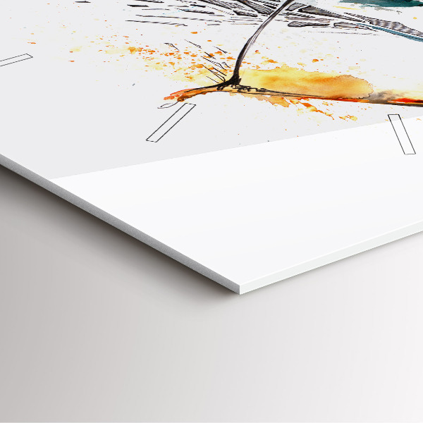 Kwadratowy zegar Wojownik podczas polowania