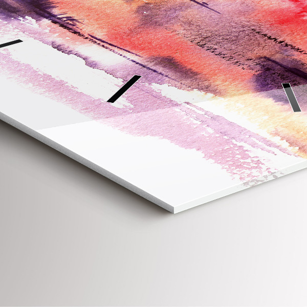 Kwadratowy zegar Tropikalny Krajobraz