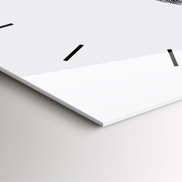 Kwadratowy zegar Abstrakcja oko człowieka