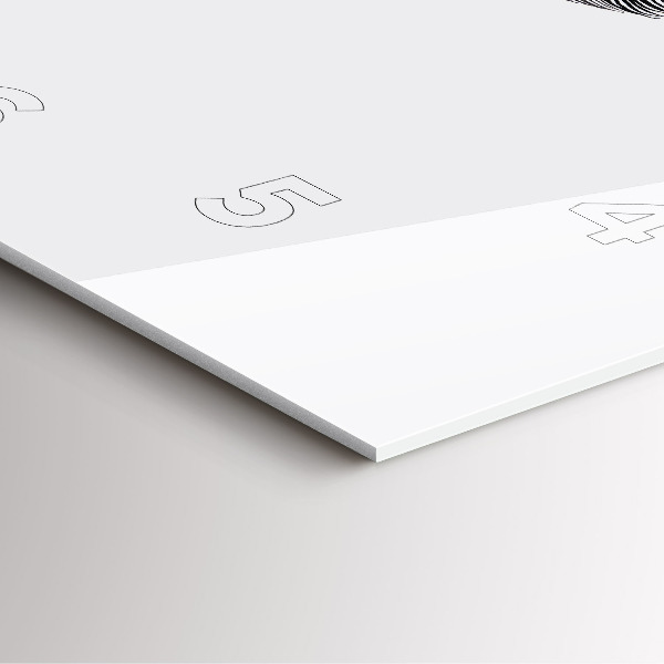 Kwadratowy zegar Abstrakcja oko człowieka