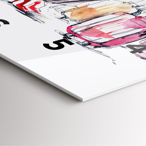 Kwadratowy zegar Kobieta z walizkami