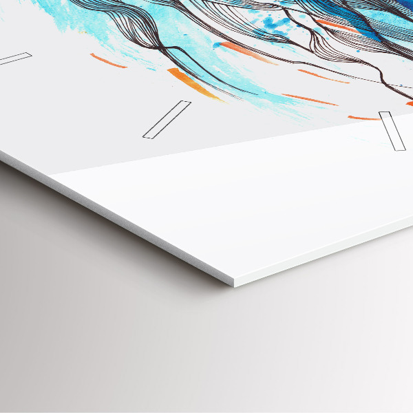 Kwadratowy zegar Ilustracja słuchawki