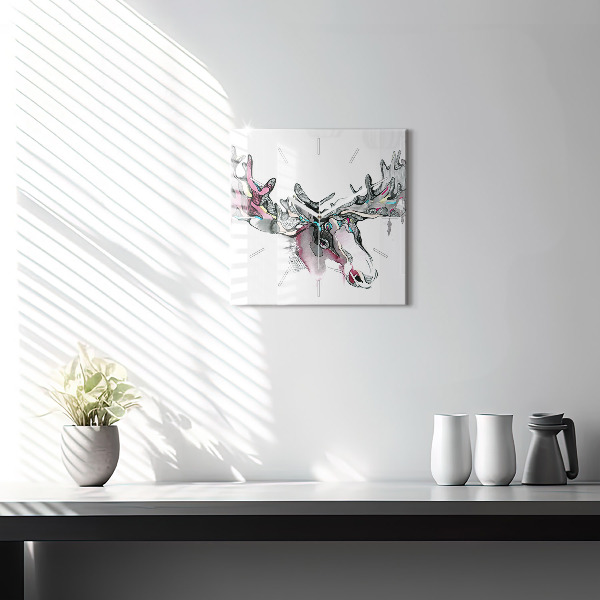 Kwadratowy zegar Łoś abstrakcja