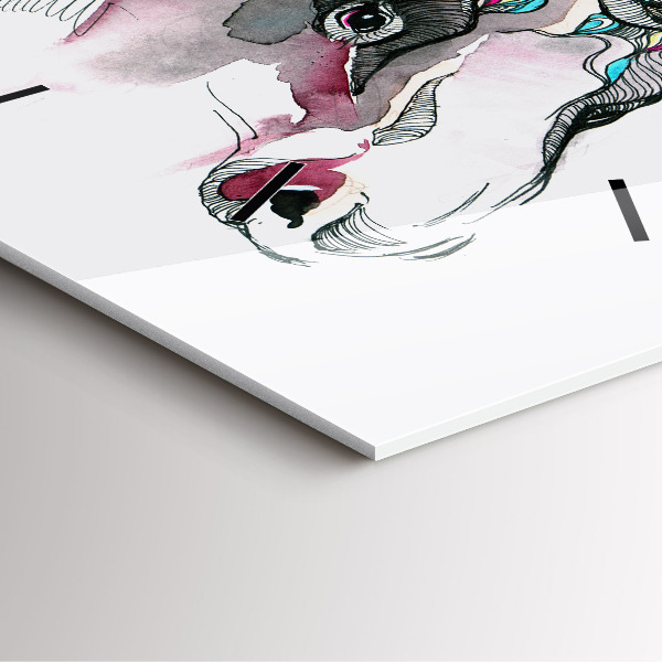 Kwadratowy zegar Łoś abstrakcja