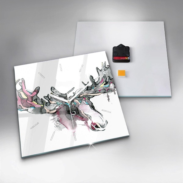 Kwadratowy zegar Łoś abstrakcja