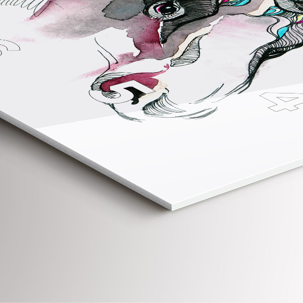 Kwadratowy zegar Łoś abstrakcja