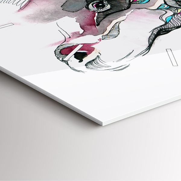 Kwadratowy zegar Łoś abstrakcja