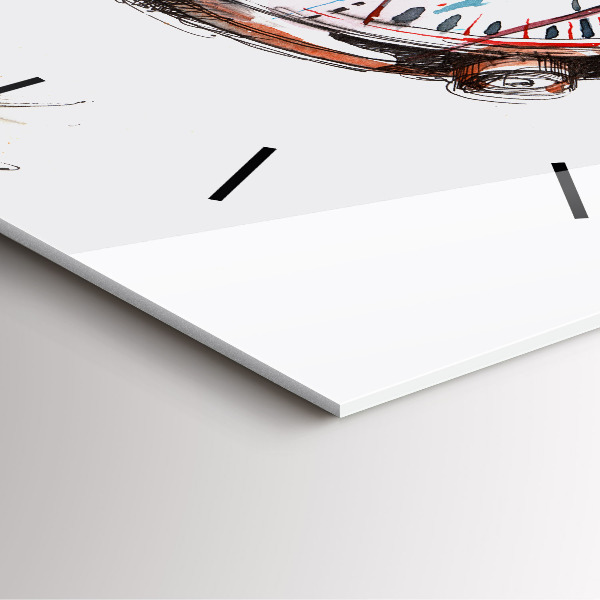 Kwadratowy zegar Szwajcarski zegarek