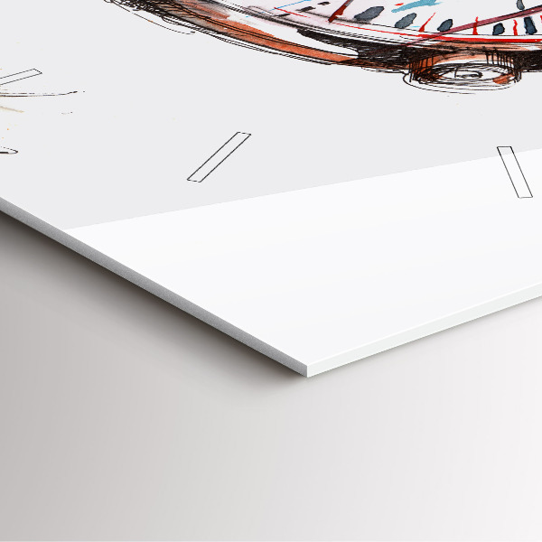 Kwadratowy zegar Szwajcarski zegarek