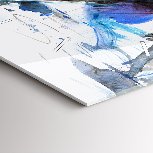 Kwadratowy zegar Dalmatyńczyk i parasol