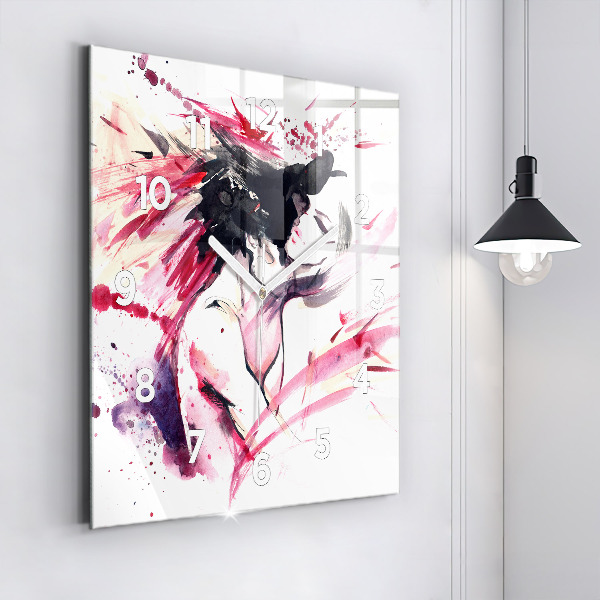 Kwadratowy zegar Abstrakcja kochanków