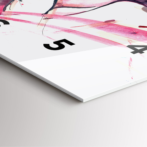 Kwadratowy zegar Abstrakcja kochanków