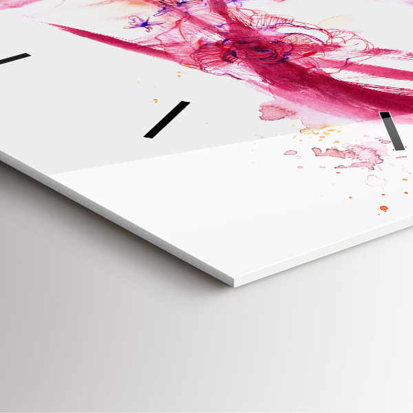 Kwadratowy zegar Romantyczna para