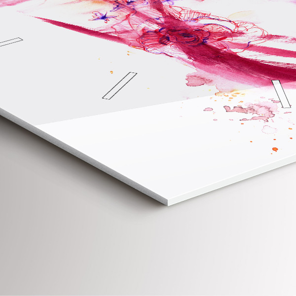 Kwadratowy zegar Romantyczna para