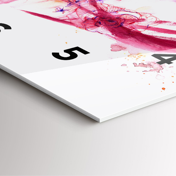 Kwadratowy zegar Romantyczna para