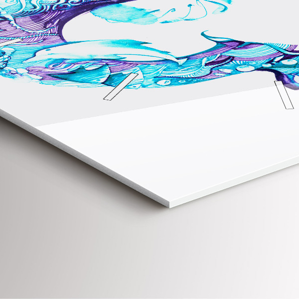 Kwadratowy zegar Morska kotwica