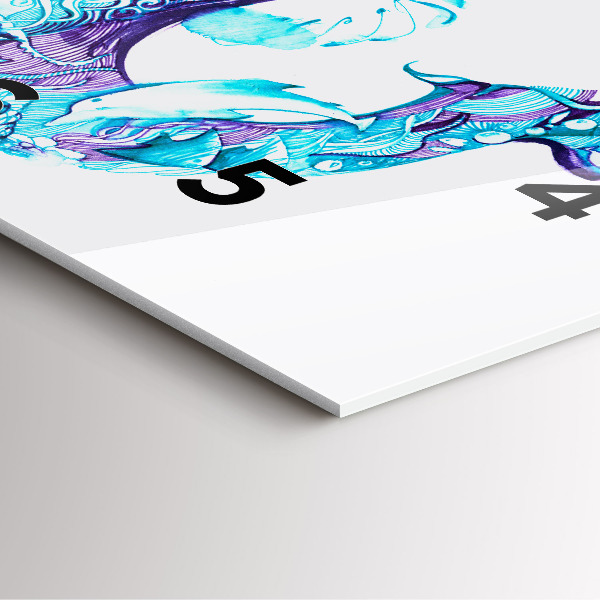 Kwadratowy zegar Morska kotwica