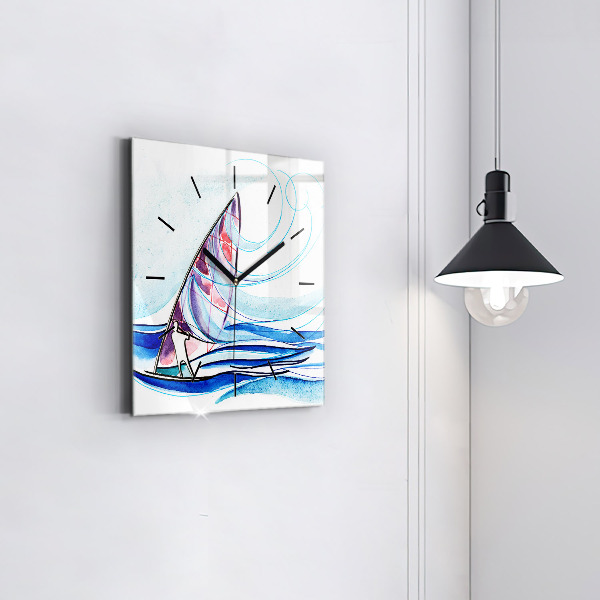 Kwadratowy zegar Deska surfingowa