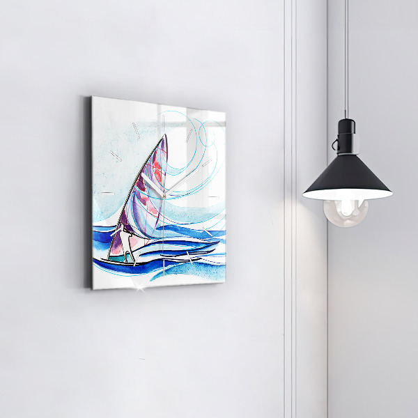 Kwadratowy zegar Deska surfingowa